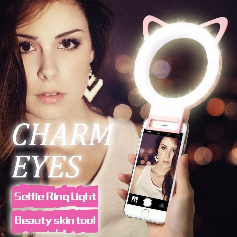 Aro de Luz LED RK13 para Selfies