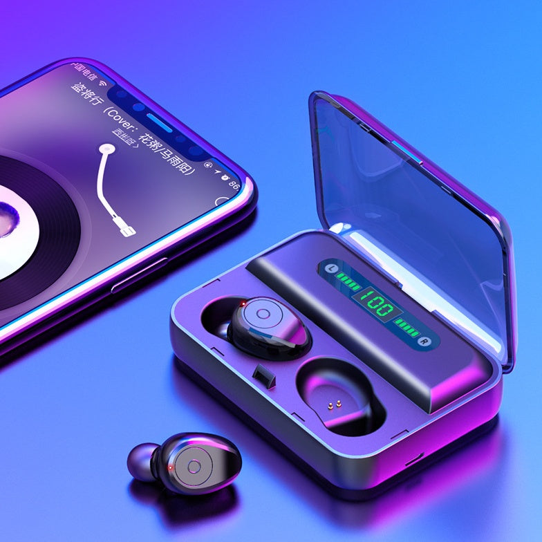 Auriculares Bluetooth 3 en 1 con Power Bank