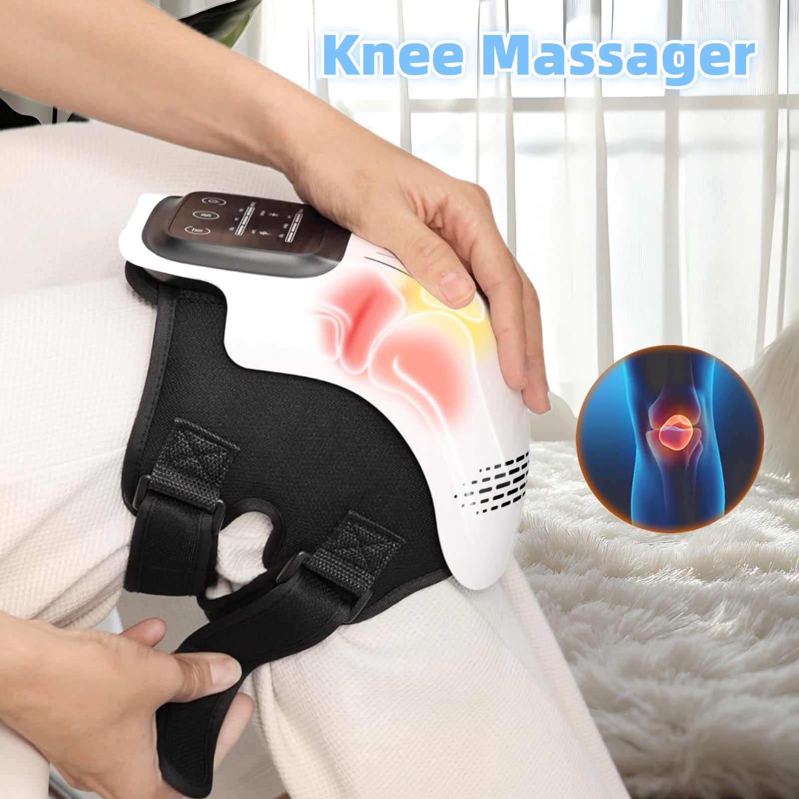 Masajeador de Rodilla Inteligente con Calor
