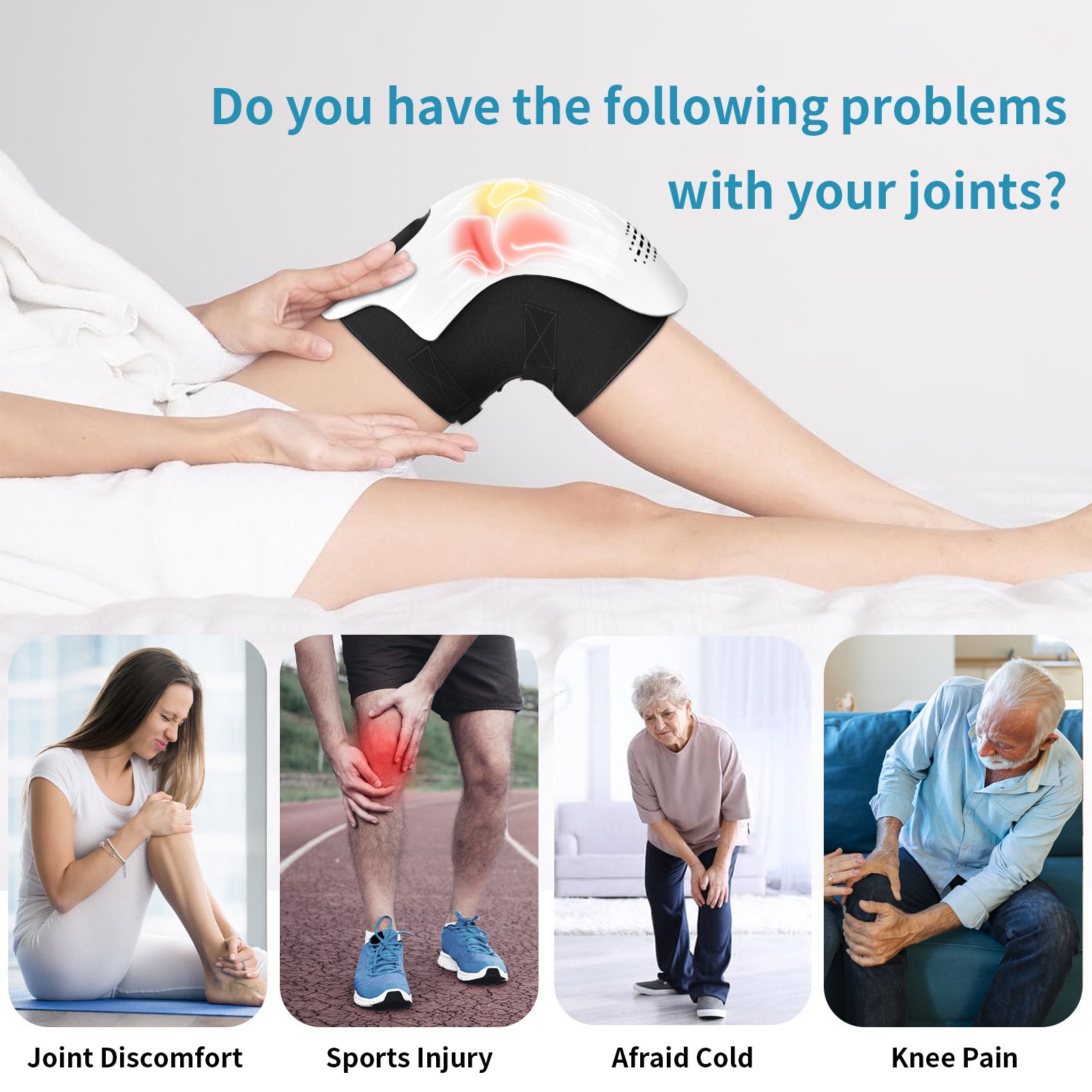 Masajeador de Rodilla Inteligente con Calor